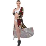 Seamless Vector Pattern Maxi Chiffon Beach Wrap