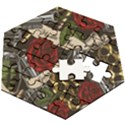 Wooden Puzzle Hexagon 