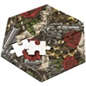 Wooden Puzzle Hexagon 