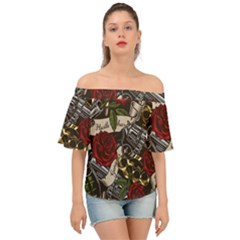 Off Shoulder Short Sleeve Top 