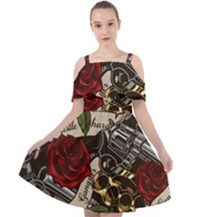 Cut Out Shoulders Dress 