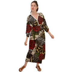 Grecian Style  Maxi Dress 