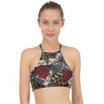 Seamless Vector Pattern Racer Front Bikini Top