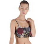 Seamless Vector Pattern Layered Top Bikini Top 