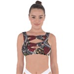 Seamless Vector Pattern Bandaged Up Bikini Top