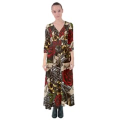 Button Up Maxi Dress 