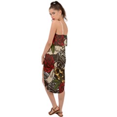 Waist Tie Cover Up Chiffon Dress 