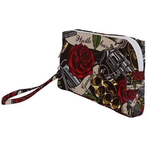 Seamless Vector Pattern Wristlet Pouch Bag (Small) from ArtsNow.com
