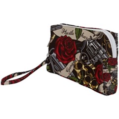 Seamless Vector Pattern Wristlet Pouch Bag (Small) from ArtsNow.com