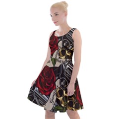 Knee Length Skater Dress 