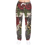 Seamless Vector Pattern Women velvet Drawstring Pants