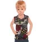 Seamless Vector Pattern Kids  Sport Tank Top