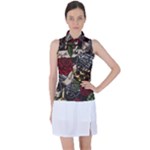 Seamless Vector Pattern Women s Sleeveless Polo Tee