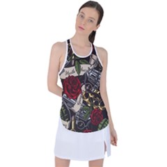 Racer Back Mesh Tank Top 