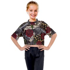 Kids Mock Neck T-Shirt 