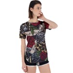 Seamless Vector Pattern Perpetual Short Sleeve T-Shirt