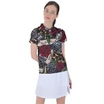 Seamless Vector Pattern Women s Polo Tee