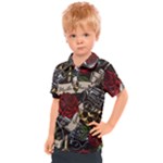 Seamless Vector Pattern Kids  Polo Tee