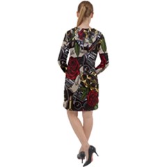 Long Sleeve Hoodie Dress 