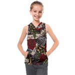 Seamless Vector Pattern Kids  Sleeveless Hoodie
