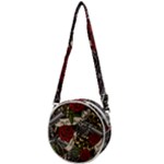 Seamless Vector Pattern Crossbody Circle Bag