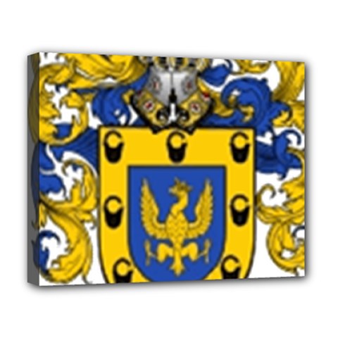 Soto Coat of Arm Deluxe Canvas 20  x 16  (Stretched) from ArtsNow.com