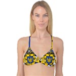 Soto Coat of Arm Reversible Tri Bikini Top