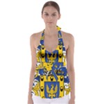 Soto Coat of Arm Babydoll Tankini Top