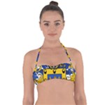 Soto Coat of Arm Halter Bandeau Bikini Top