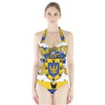 Soto Coat of Arm Halter Swimsuit