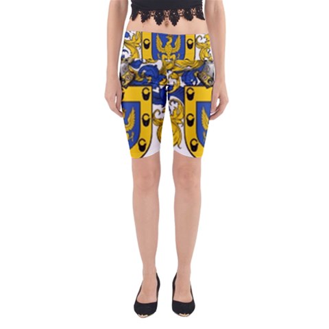 Soto Coat of Arm Yoga Cropped Leggings from ArtsNow.com