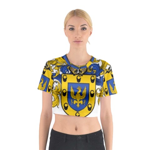 Soto Coat of Arm Cotton Crop Top from ArtsNow.com