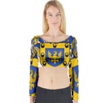 Soto Coat of Arm Long Sleeve Crop Top