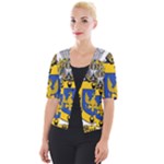 Soto Coat of Arm Cropped Button Cardigan