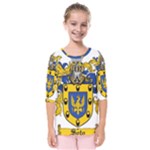 Soto Coat of Arm Kids  Quarter Sleeve Raglan Tee
