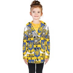 Kids  Double Breasted Button Coat 