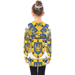 Kids  Double Breasted Button Coat 