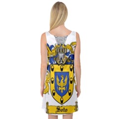 Sleeveless Satin Nightdress Back Sleeveless Satin Nightdress Back