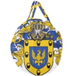 Soto Coat of Arm Giant Round Zipper Tote