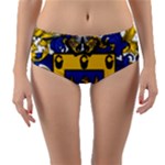 Soto Coat of Arm Reversible Mid-Waist Bikini Bottoms