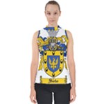 Soto Coat of Arm Mock Neck Shell Top
