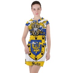 Drawstring Hooded Dress 