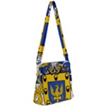 Chakra Design Zipper Messenger Bag