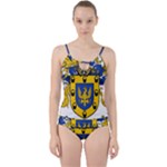 Soto Coat of Arm Cut Out Top Tankini Set