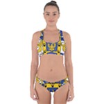 Soto Coat of Arm Cross Back Hipster Bikini Set