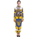 Soto Coat of Arm Turtleneck Maxi Dress