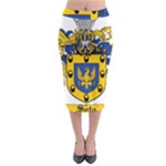 Soto Coat of Arm Midi Pencil Skirt