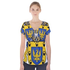 Short Sleeve Front Detail Top 