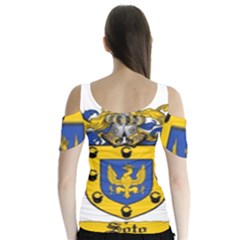 Butterfly Sleeve Cutout T-Shirt  