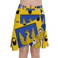 Chiffon Wrap Front Skirt 